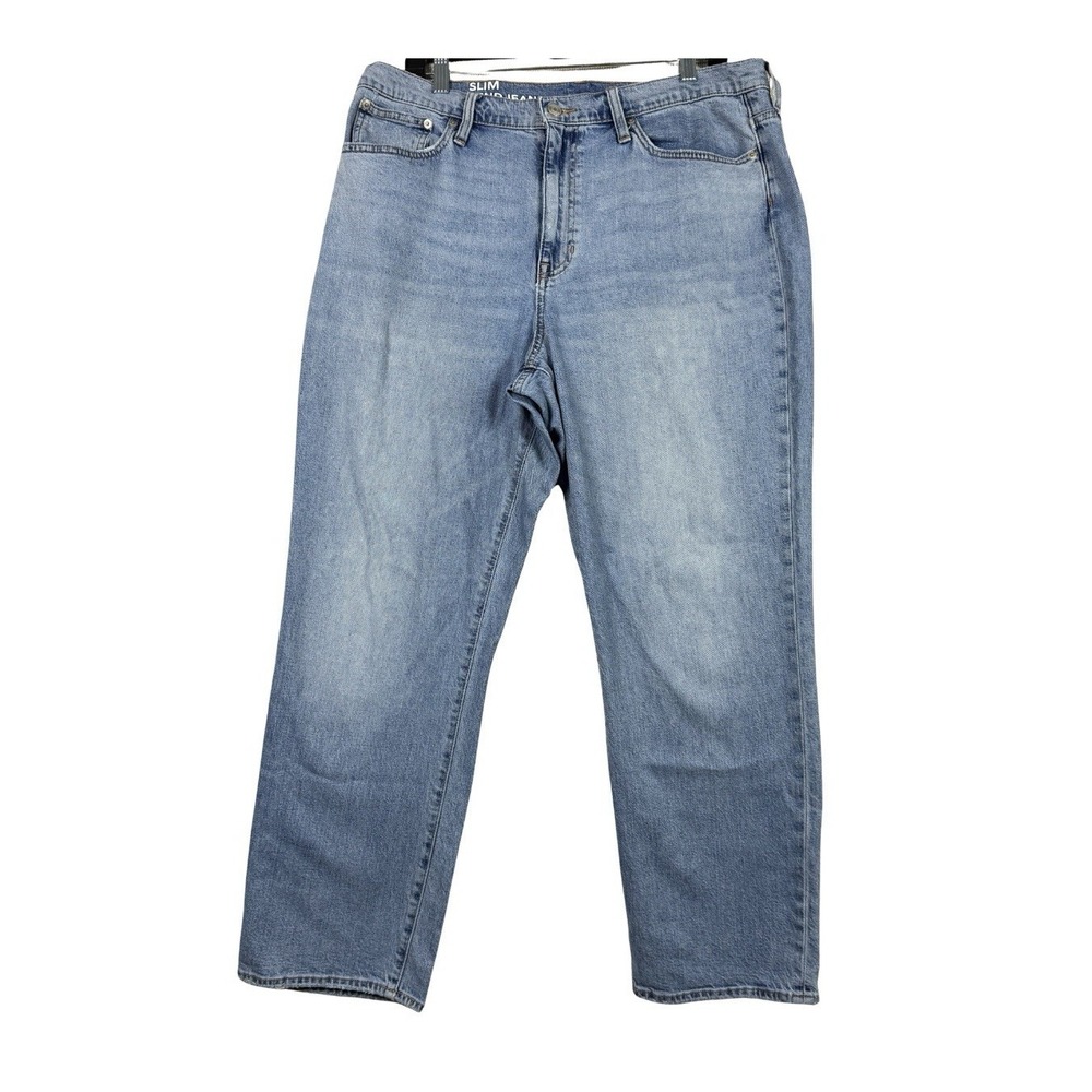 J.Crew Slim Boyfriend Jeans Womens Size 32 Light Wash Denim Relaxed Fit